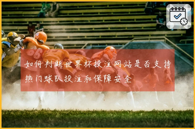 如何判断世界杯投注网站是否支持热门球队投注和保障安全
